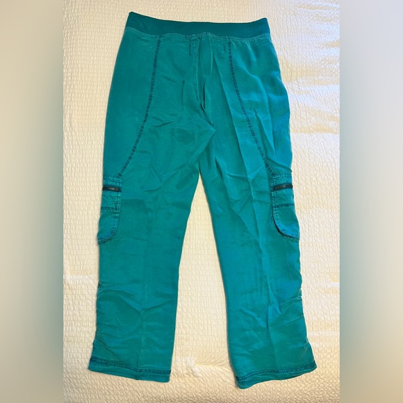 XCVI teal cropped pant size small - Picture 3 of 5
